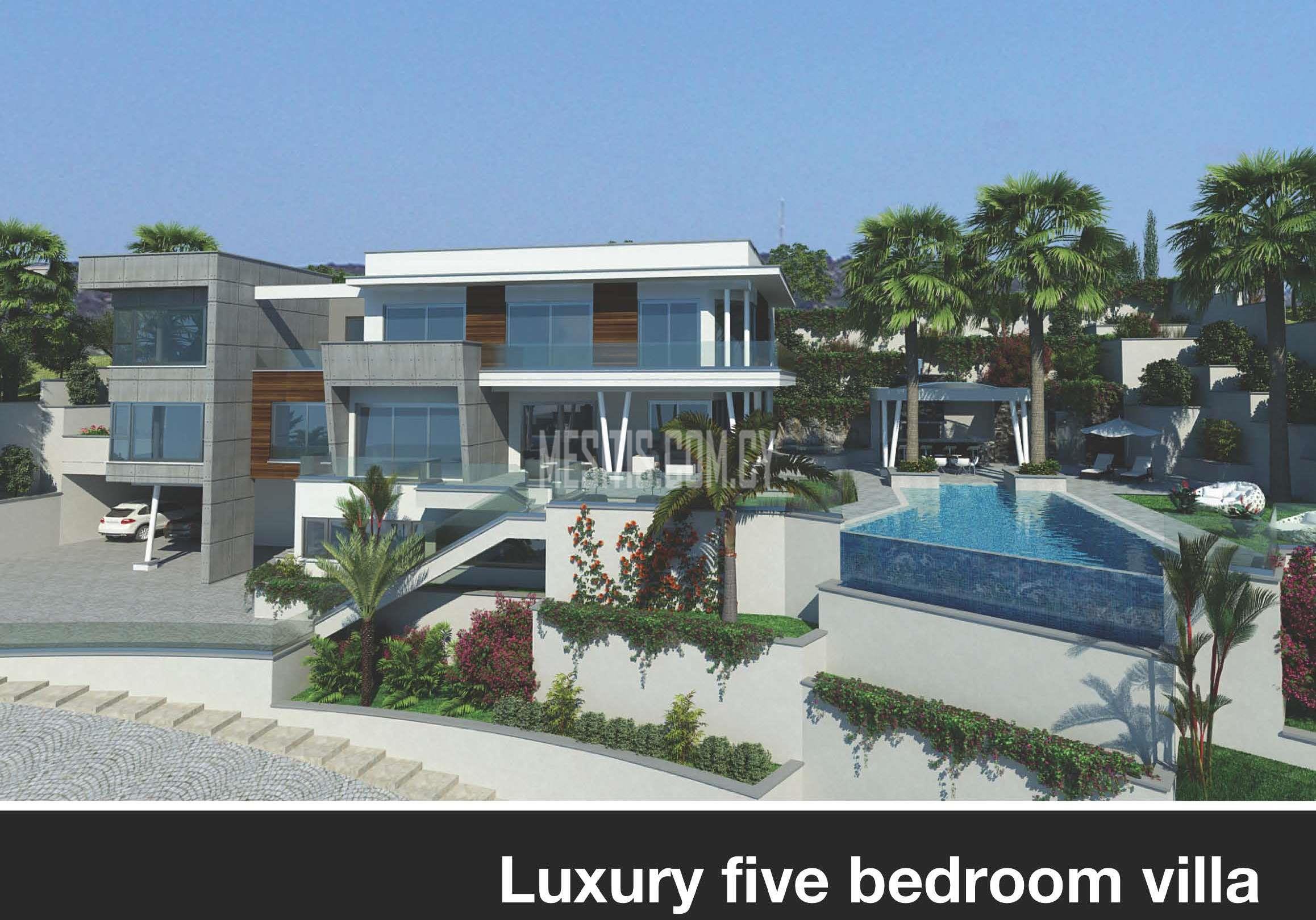 Luxury Fantastic 5 Bedroom Villa For Sale In Kalouiri Area In Agios Athanasios #3510-0