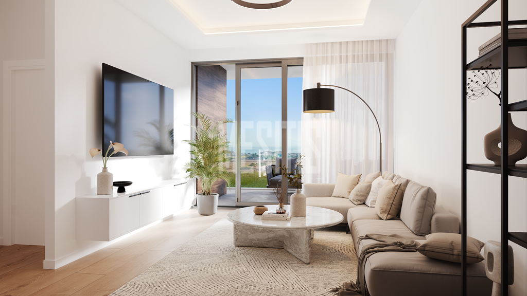 Seaview Luxury 1 Bedroom Apartment For Sale In Leivadia, Larnaca - With Communal Swimming Pool & Gym #37241-12