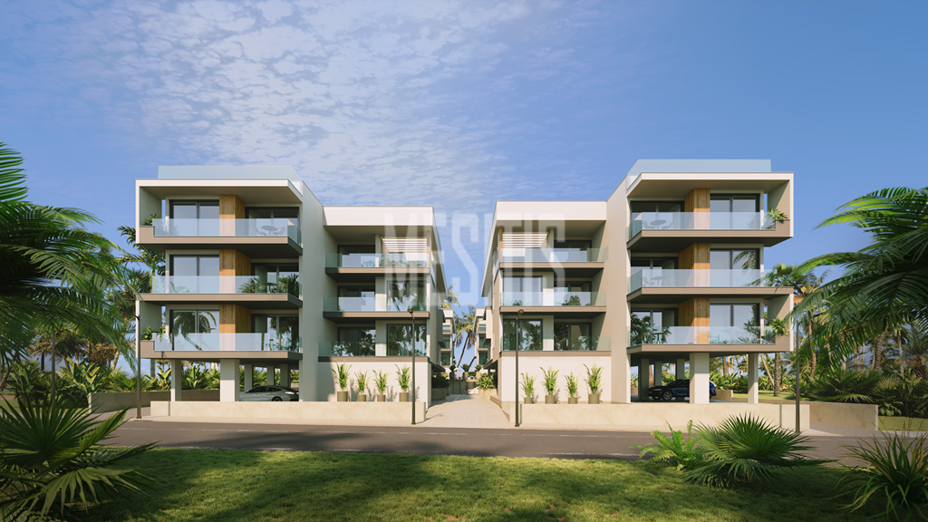 Seaview Luxury 1 Bedroom Apartment For Sale In Leivadia, Larnaca - With Communal Swimming Pool & Gym #37241-17